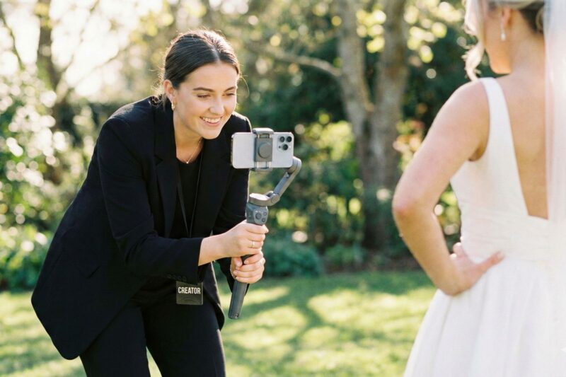 wedding content creator